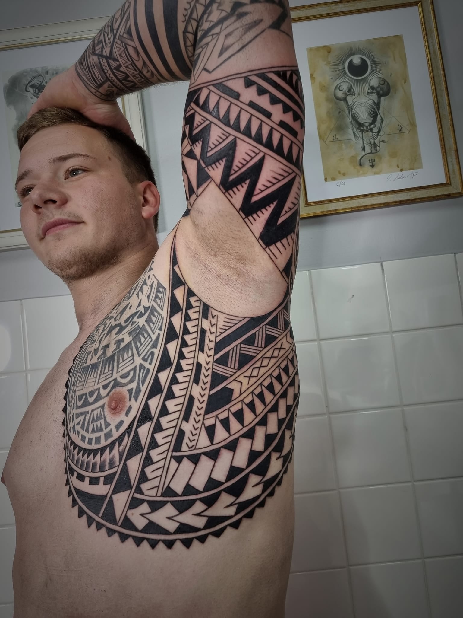 Polinéz tetoválás a Pinker Tattoo galériából